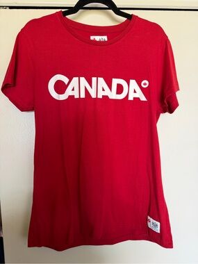 Official Olympic Canada Graphic Crewneck Tee - Red
